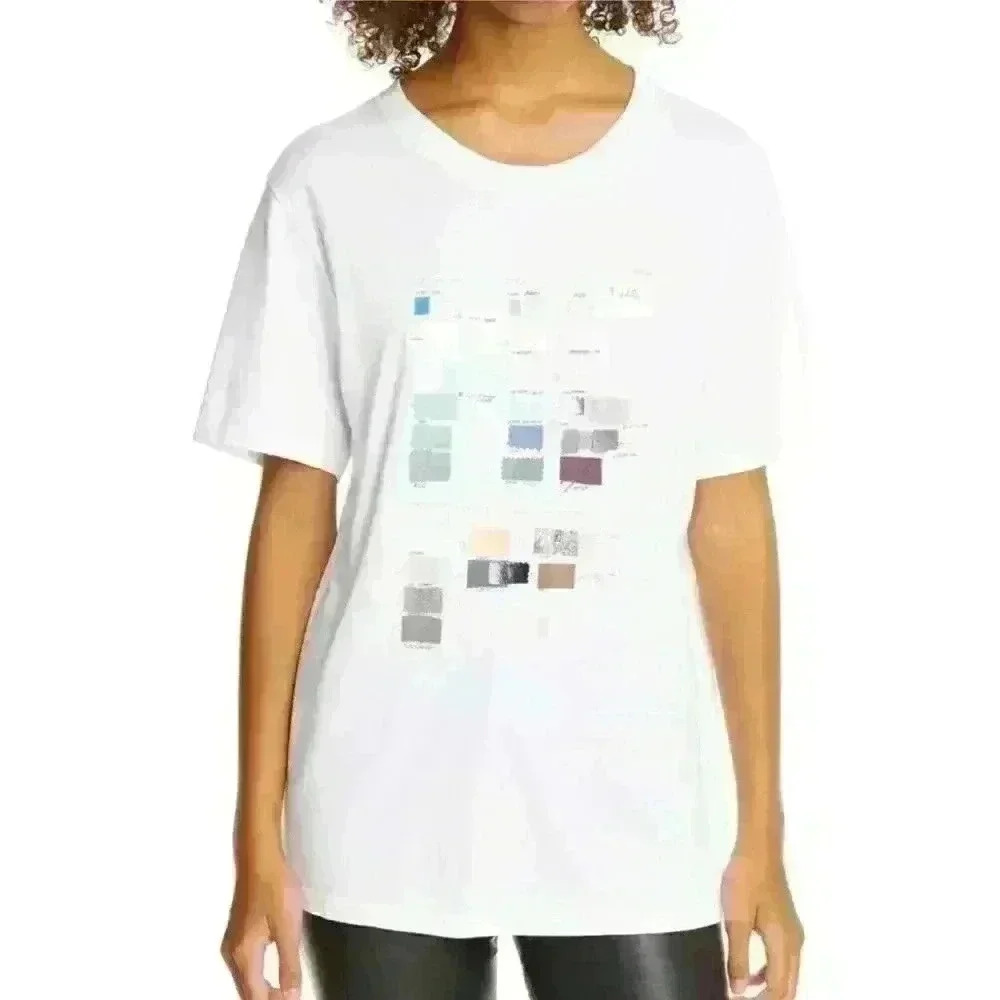 MM6 Maison Margiela Swatch Print Relaxed Fit Jersey T-shirt - Picture 8 of 16